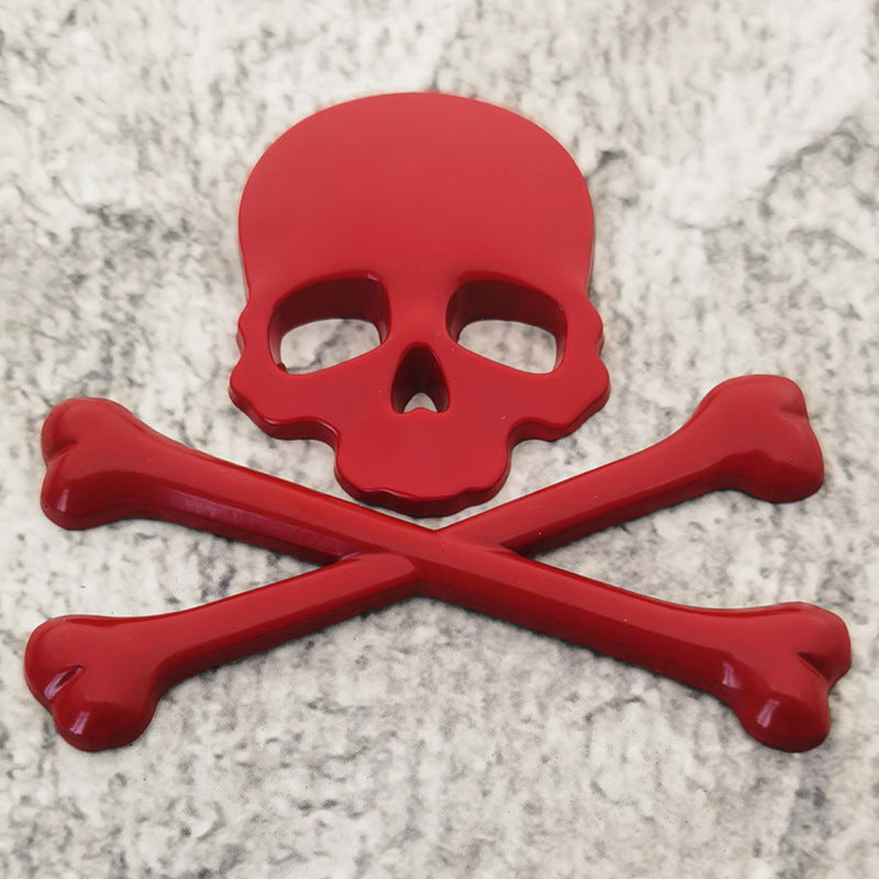 3D Skull Metal Emblems | 2Pcs