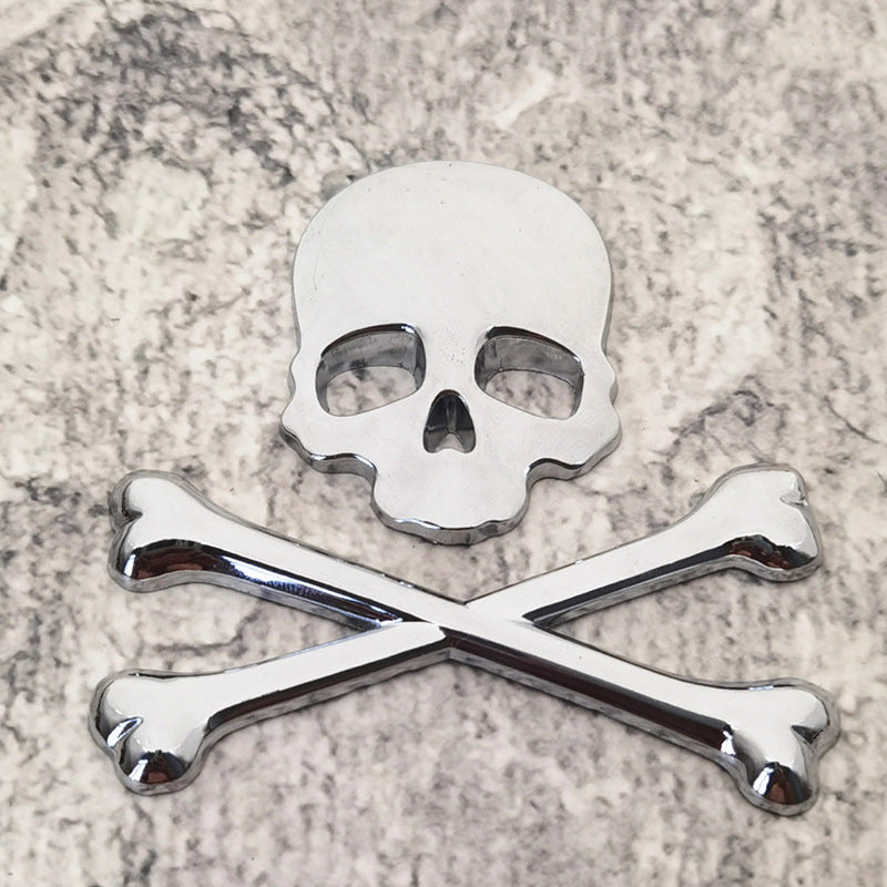 3D Skull Metal Emblems | 2Pcs