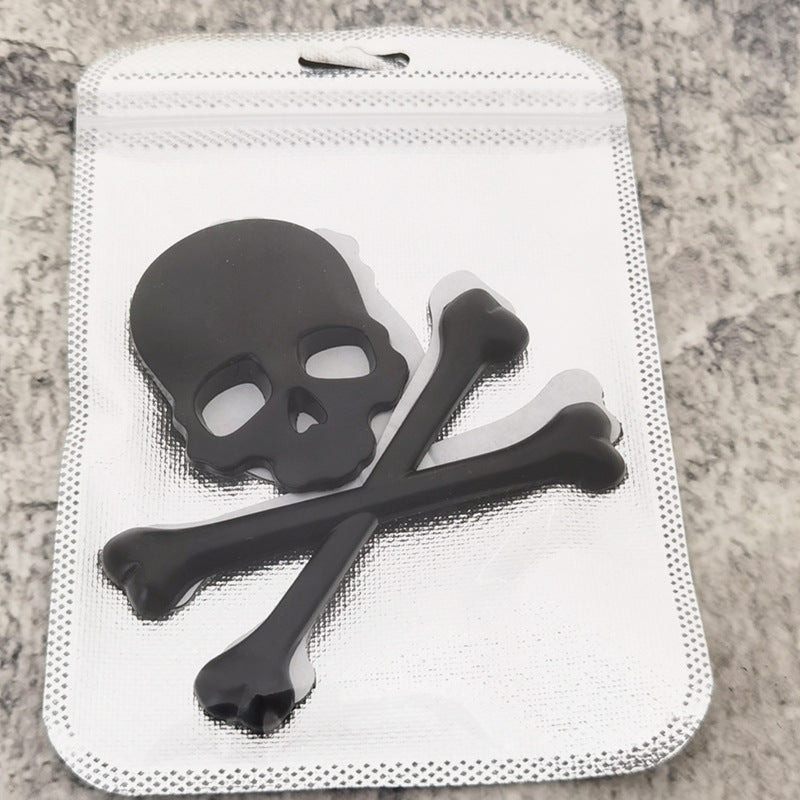 3D Skull Metal Emblems | 2Pcs
