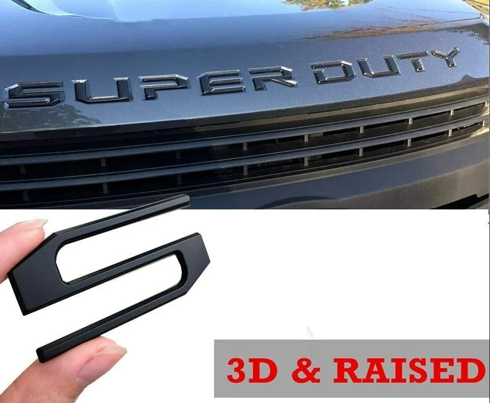 Front Hood Rear Tailgate Super Duty Emblem | 1 Set