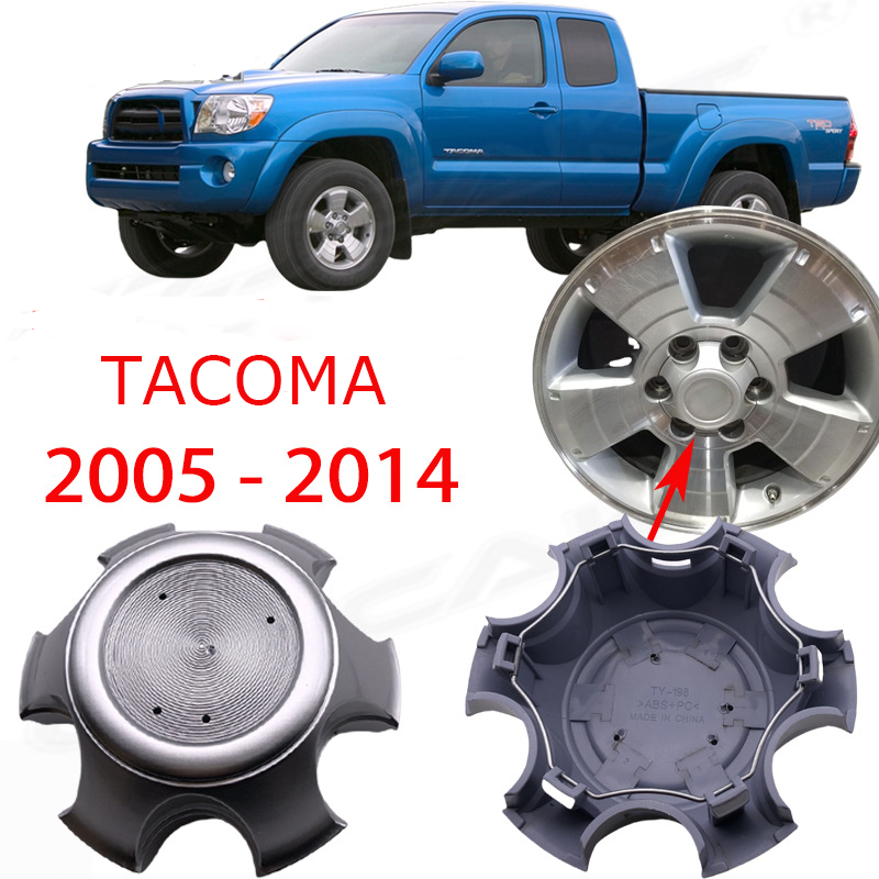 4pcs Wheel Hub Cap Fits 42603-35810 42603-AD070 for Tacoma 2005–2015 & 4RUNNER 2003-2009