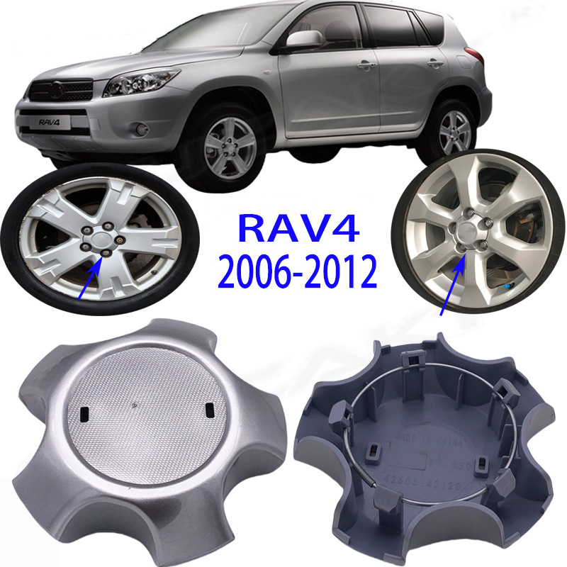 4Pcs Toyota RAV4 Silver Wheel Center Hub Caps 42603-42120