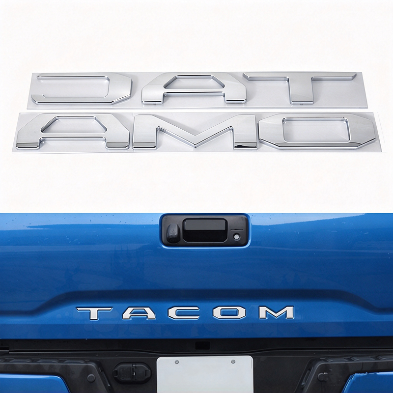 2016–2023 Toyota Tacoma 3D ABS Tailgate Insert Letters