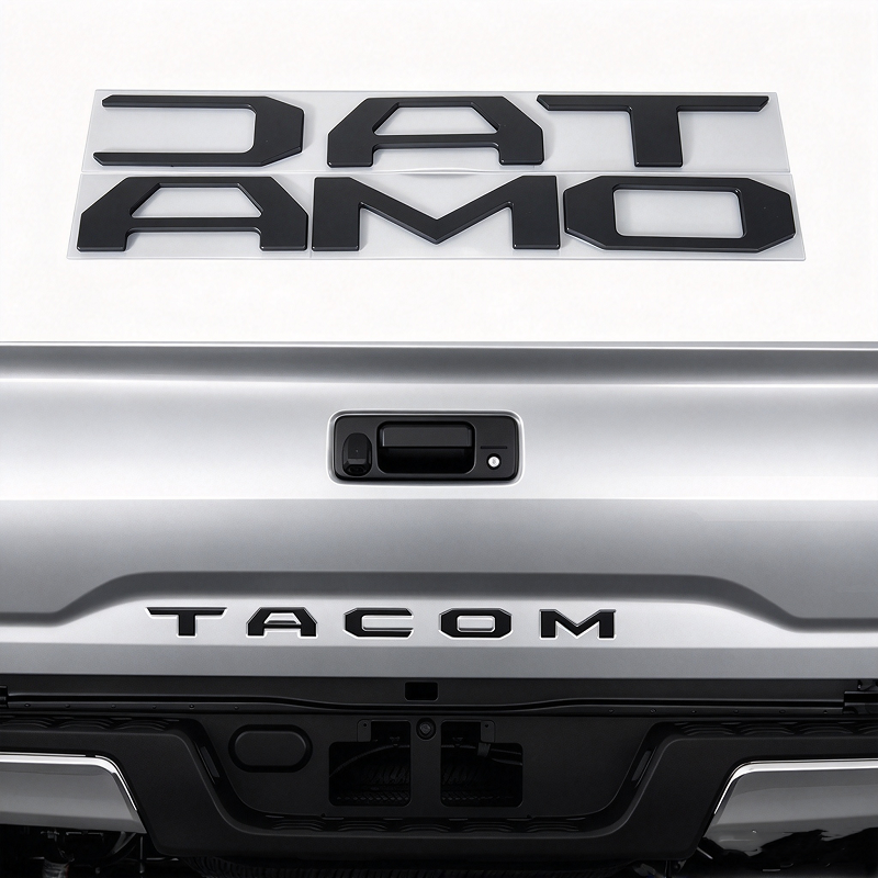2016–2023 Toyota Tacoma 3D ABS Tailgate Insert Letters