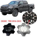 4Pcs 2016-2023 Toyota Tacoma Dark Charcoal center caps P/N 4260B-04050