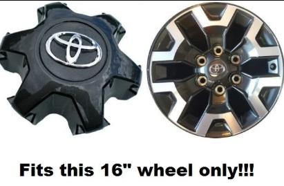 4Pcs 2016-2023 Toyota Tacoma Dark Charcoal center caps P/N 4260B-04050