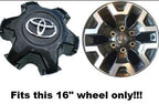 4Pcs 2016-2023 Toyota Tacoma Dark Charcoal center caps P/N 4260B-04050