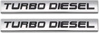 Turbo Diesel Emblems | 2Pcs