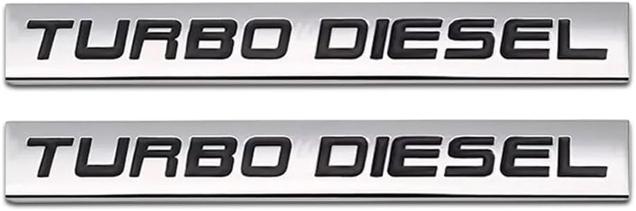 Turbo Diesel Emblems | 2Pcs