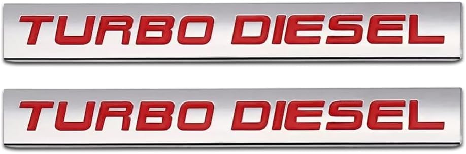 Turbo Diesel Emblems | 2Pcs