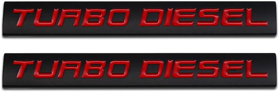 Turbo Diesel Emblems | 2Pcs